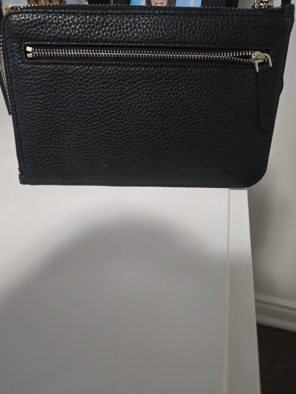 kate spade Black Embossed Leather Zip Wallet - Picture 2 of 2